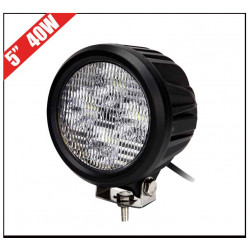 Flood Beam Round 40W CREE LED Working Lights Flood Beam Round 40W CREE LED Working Lights