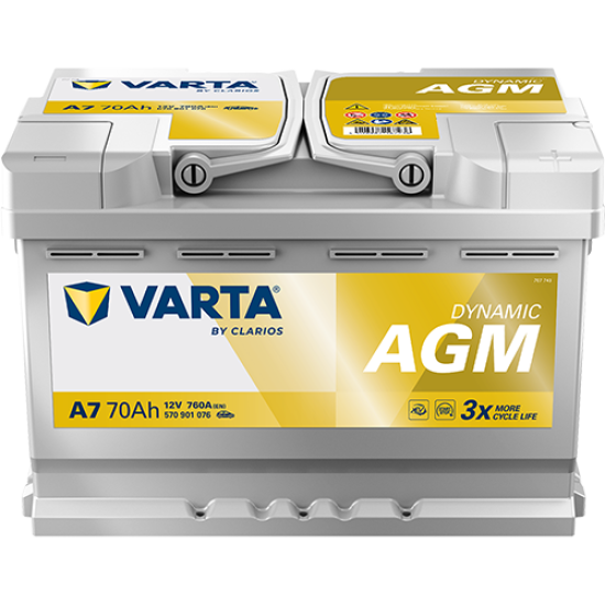 Varta Silver Dynamic AGM A7 (70Ah)