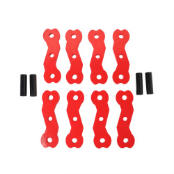 Gypsy Dog Bone Shackles Red