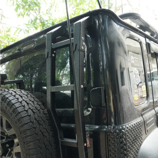 Suzuki Jimny Rear Tail Door Roof Ladder in Aluminium Strong and Light (3.9KG only)