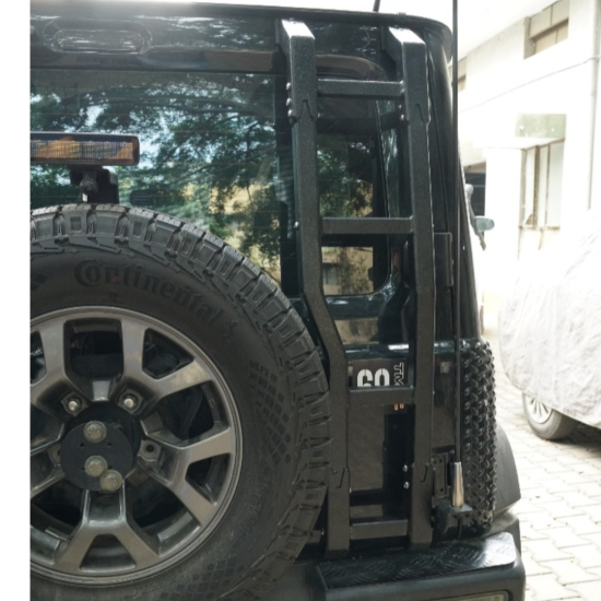 Suzuki Jimny Rear Tail Door Roof Ladder in Aluminium Strong and Light (3.9KG only)