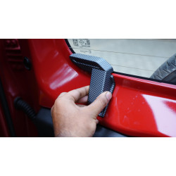 Jimny ABS Rear Windshield Heater Cable Cover.(Mat Carbon Fiber Finish)