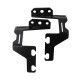 Ditch light brackets HILUX (Stainless steel Black powder coated (Pair)