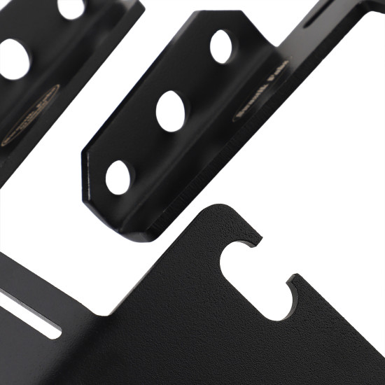 Ditch light brackets HILUX (Stainless steel Black powder coated (Pair)