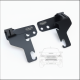 Ditch light brackets with Antenna mount for Hilux/fortuner_Stainless steel Black powder coated.