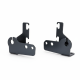 Ditch light brackets with Antenna mount for Hilux/fortuner_Stainless steel Black powder coated.