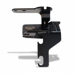 Ditch light brackets with Antenna mount for Hilux/fortuner_Stainless steel Black powder coated.