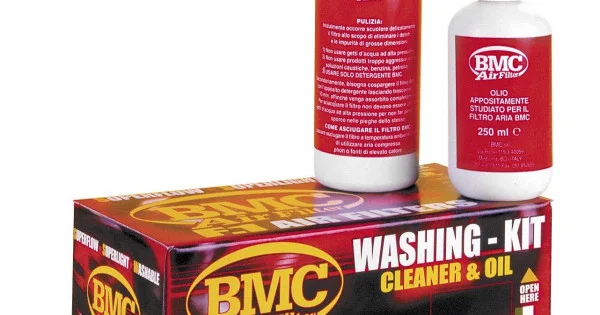BMC WA250-500 Air Filter Regeneration Kit - Cleaner And Oil For Washable Filters