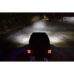 HELLA 358176821 Black Magic LED Series 3.2'' Cube Set - LED Spotlight - Offroad Driving Lights