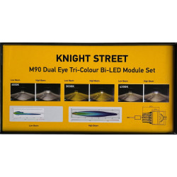 Hella Knight Street M90 Dual eye TRI-Colour BI-LED