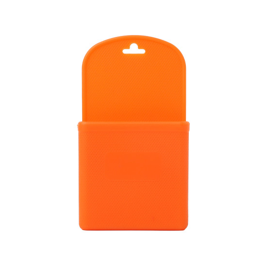 Silicone Car Air Vent Mobile Phone Storage Bag Pocket (orange)