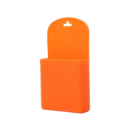 Silicone Car Air Vent Mobile Phone Storage Bag Pocket (orange)