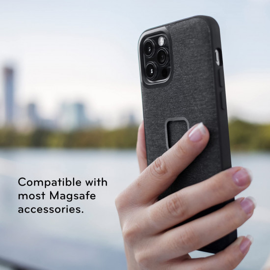 PEAK DESIGN Mobile Everyday Fabric Case for iPhone 13 Pro Max Charcoal