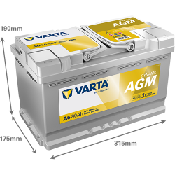 Varta Silver Dynamic AGM A6 (80Ah)