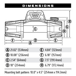 VR EVO 10-S Winch - 103253 (Synthetic)