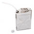 Stainless Steel Jerry Can with Screw Top (with Spout) 20 ltr - US Style
